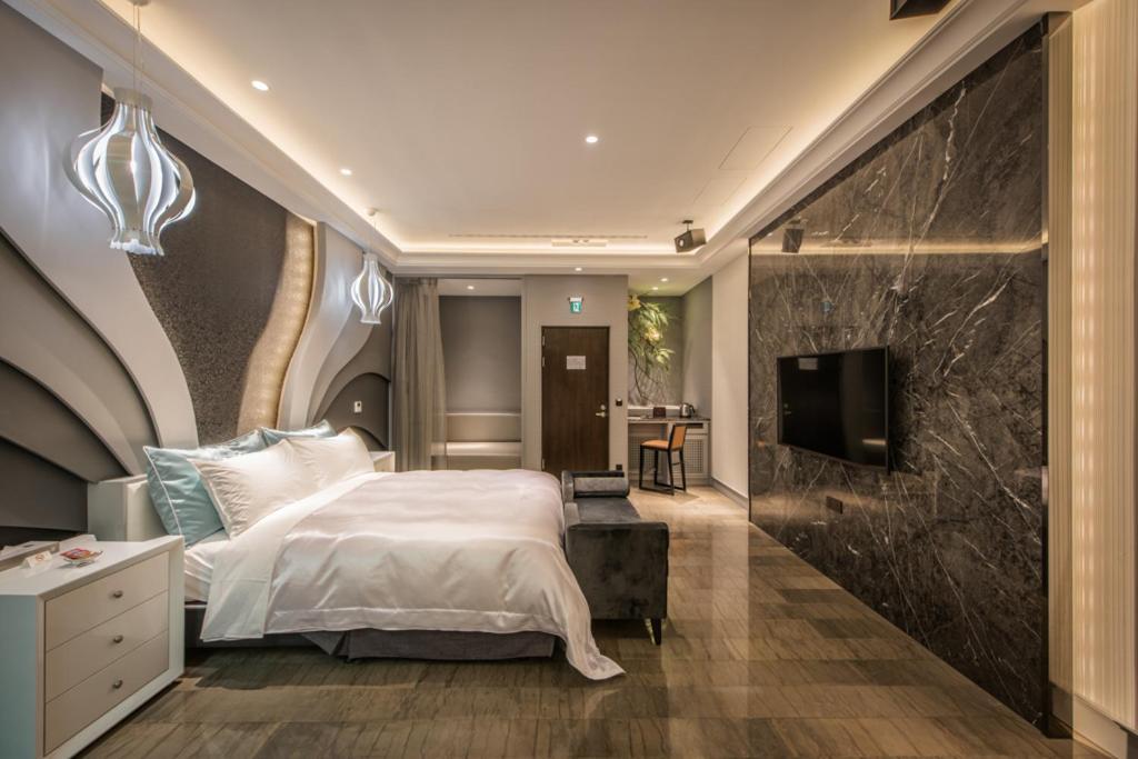 Green Palm Motel Jüanlin Kültér fotó
